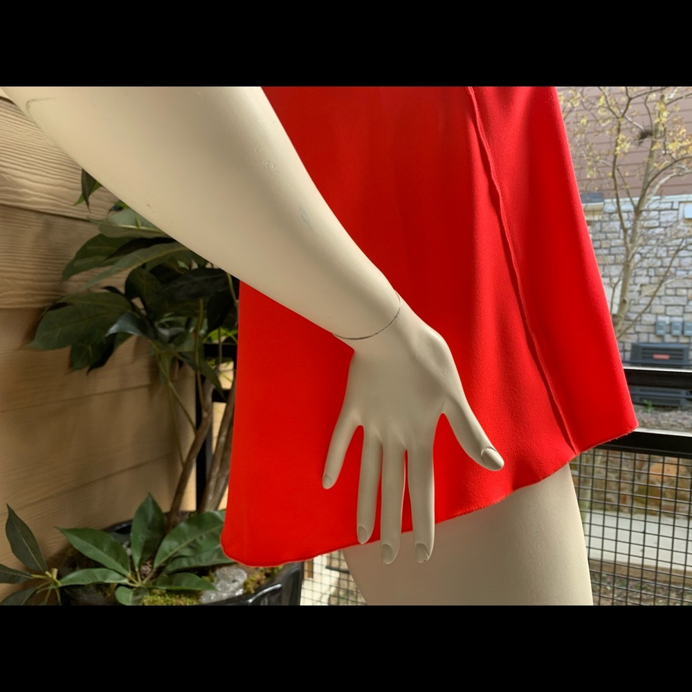 Trina Turk neon pink Trapeze Top - Picture 4 of 7